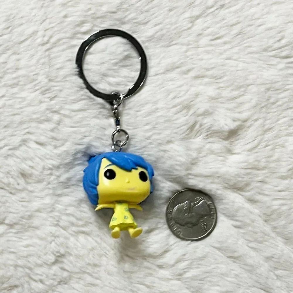 🔮 5/$25 Disney Inside Out Joy Funko Pocket POP‎ Keychain